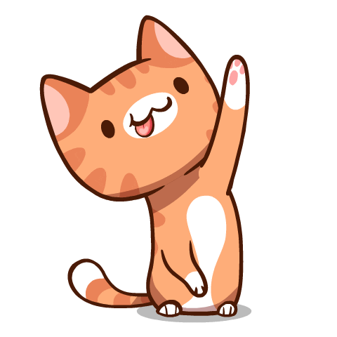 minogames cat kawaii cats joy Sticker