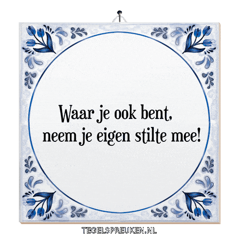 Focus Moment Sticker by Tegelspreuken.nl