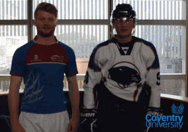 ice hockey rugby GIF by Coventry University
