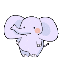 TOJIMoonGoo elephant tojimoongoo Sticker