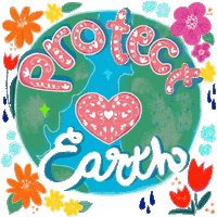 Climate Change World Sticker by Daisy Lemon
