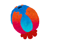 Flower Pop Sticker by Mirjam Debets