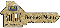 PmzRealEstateBereniceMunoz real estate sparkle gold realtor Sticker