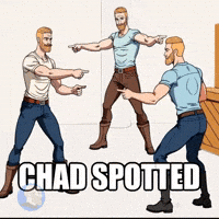 Crypto Pointing GIF by Based Chad