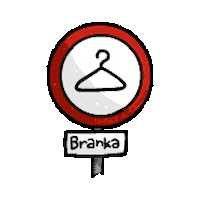Leopold Branka Sticker by Streamarnica