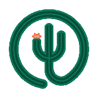 hellorangerusa cactus national parks national park united by nature Sticker