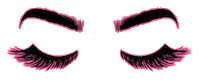 eyebrows lashes Sticker