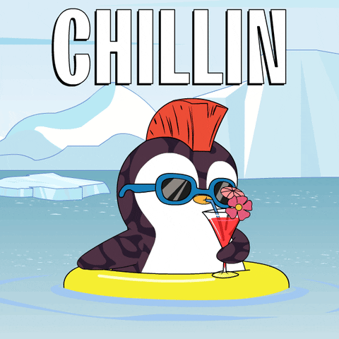 Relaxing Break Time GIF by Pudgy Penguins