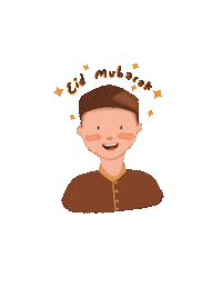 cocowidiob eid mubarak lebaran idulfitri lebaranday Sticker