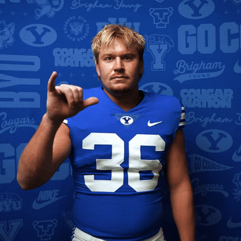 College Football Go Cougs GIF by BYU Cougars
