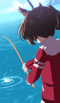 Uma Musume Pretty Derby Fishing GIF