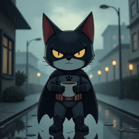 Tired Coffee GIF by CATBAT