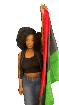 Proud Black Panther Sticker by MonA Hayslett