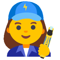 Emoji Worker Sticker