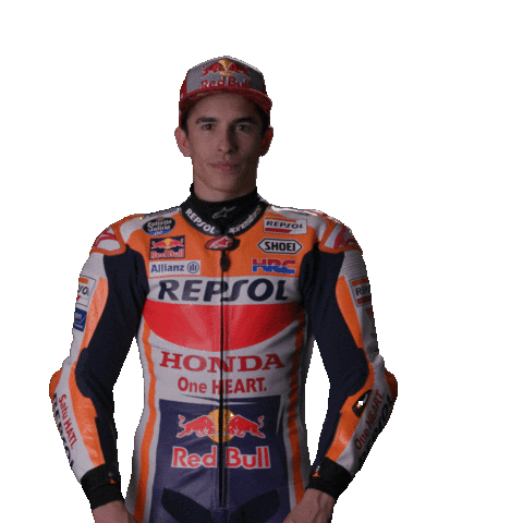 happy marc marquez Sticker by MotoGP