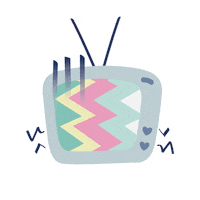 Pastel Tvgirl Sticker