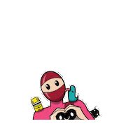 catchoo love sticker ninja guess Sticker