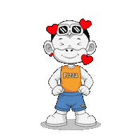 Pizza Time Sticker by Zhot