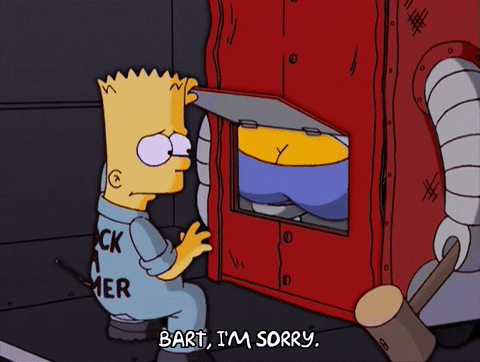 scared homer simpson GIF