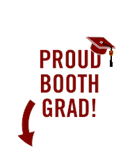 Graduation Mba Sticker by Chicago Booth