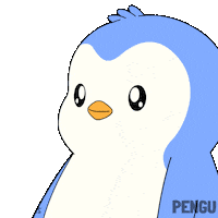 I Love You Wow Sticker by Pudgy Penguins