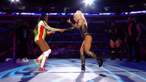 smackdown live dancing GIF by WWE