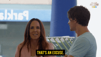 React Excuse GIF by Celebrity Apprentice Australia