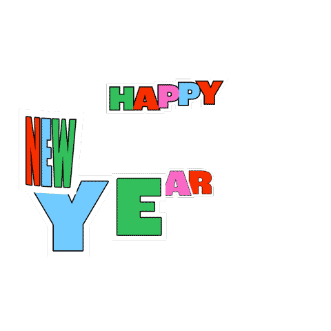 New Year Sticker
