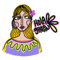 Art Girl Sticker
