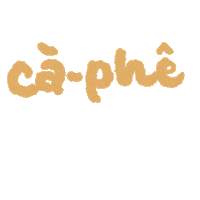 Ca Phe Coffee Sticker