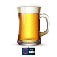 TheOrbMumbai dance party food beer Sticker