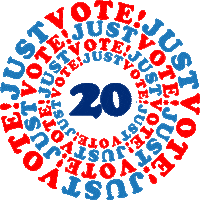 reedartdepartment vote america president sneakers Sticker