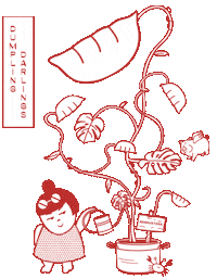 Dumplings Sticker by Dumpling Darlings