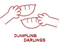 Dumplings Sticker by Dumpling Darlings