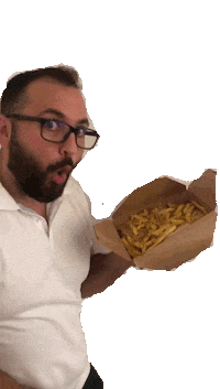 Hungry Food Sticker by OH MY GREEK