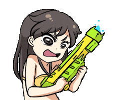 Summer Water Sticker by Jin