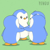 Huddle Up Lets Go GIF by Pudgy Penguins