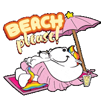 Cat Summer Sticker by Pummeleinhorn