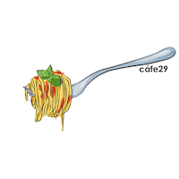CAFE29 drink wine cafe dinner Sticker