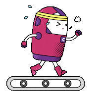 Workout Running Sticker by IMDASG