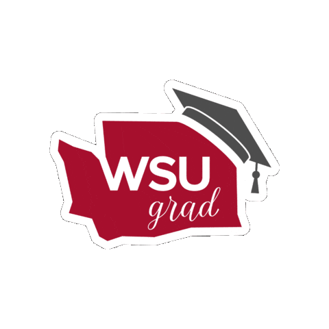 Washington State University Go Cougs Sticker by WSU Pullman