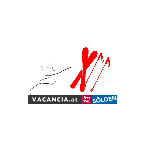 vacancia ski snowboard outdoor tirol Sticker