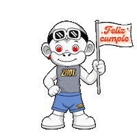 Paz Feliz Cumple Sticker by Zhot