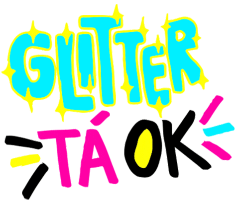 Glitter Carnaval Sticker
