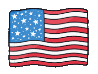 Celebrate American Sticker by Nora Fikse