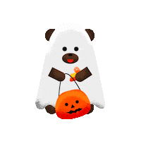 Trick Or Treat Halloween Sticker by Jessica Lau