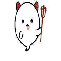Halloween Ghost Sticker