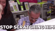 scratching ellen degeneres GIF by Obama