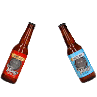 guiltymonkey beer cheers drinks gm Sticker