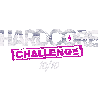 Challenge Hardcore Sticker by Stone Fit